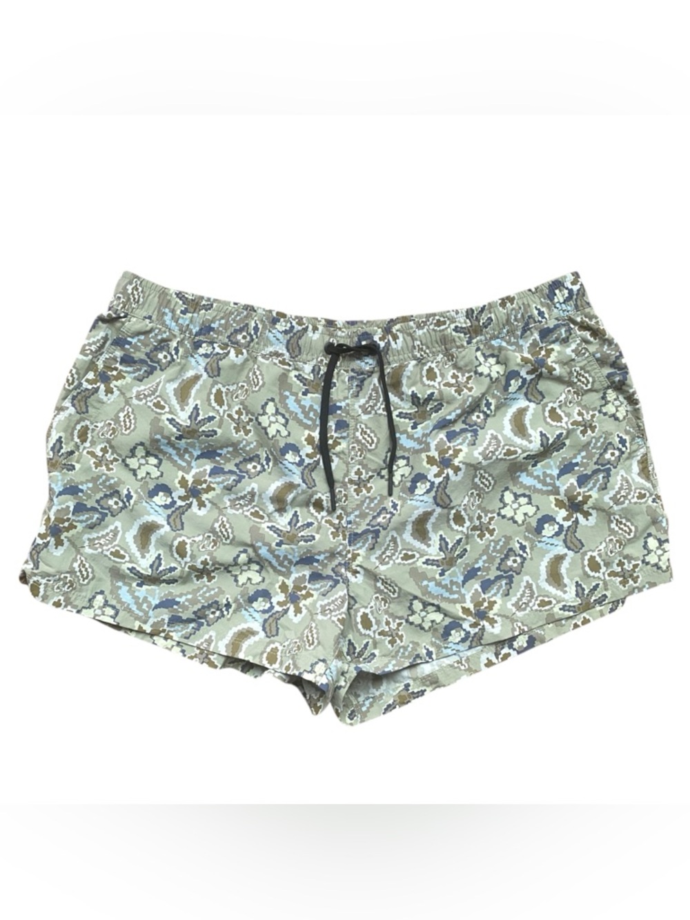 Mountain Hardwear Stryder Short Green Floral AOP Swim Beach Hiking Festival XL